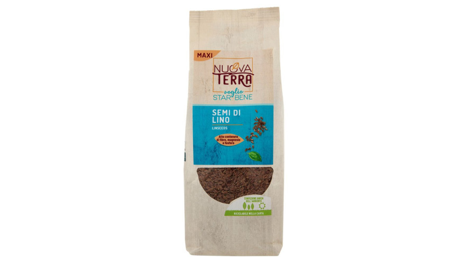 Nuova Terra Voglio Star Bene Semi Di Lino 500 G