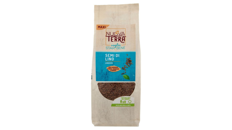 Nuova Terra Voglio Star Bene Semi Di Lino 500 G