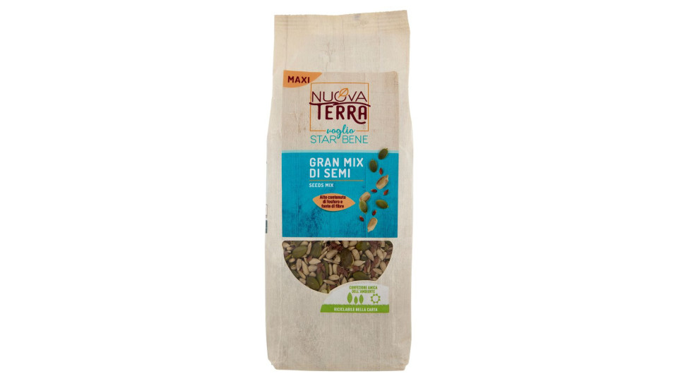 Nuova Terra Voglio Star Bene Gran Mix Di Semi 500 G