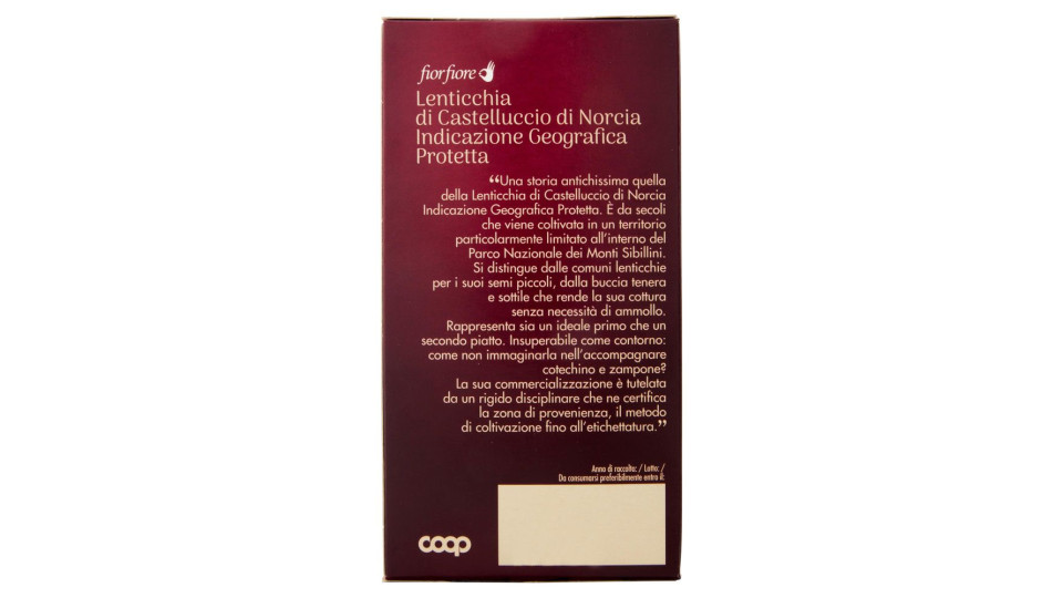 Lenticchia Di Castelluccio Di Norcia Indicazione Geografica Protetta 250 G