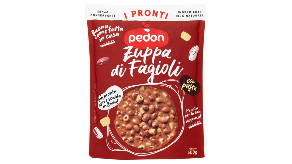 Pedon I Pronti Zuppa Di Fagioli 300 G