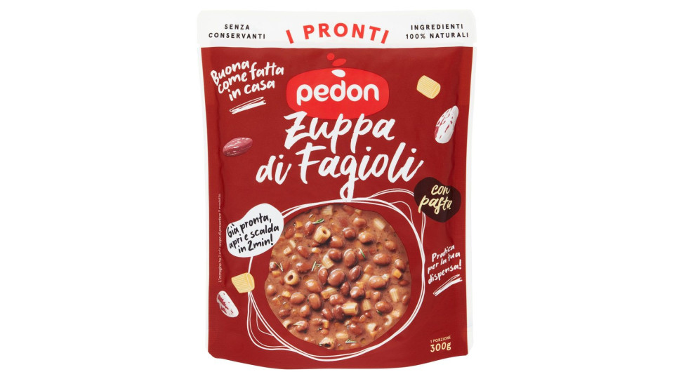Pedon I Pronti Zuppa Di Fagioli 300 G