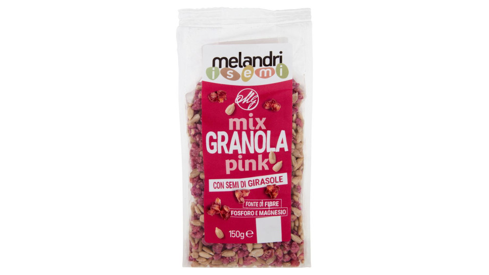 Melandri I Semi Mix Granola Pink Con Semi Di Girasole 150 G