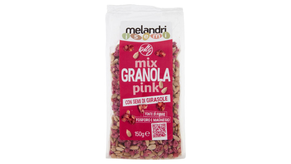 Melandri I Semi Mix Granola Pink Con Semi Di Girasole 150 G