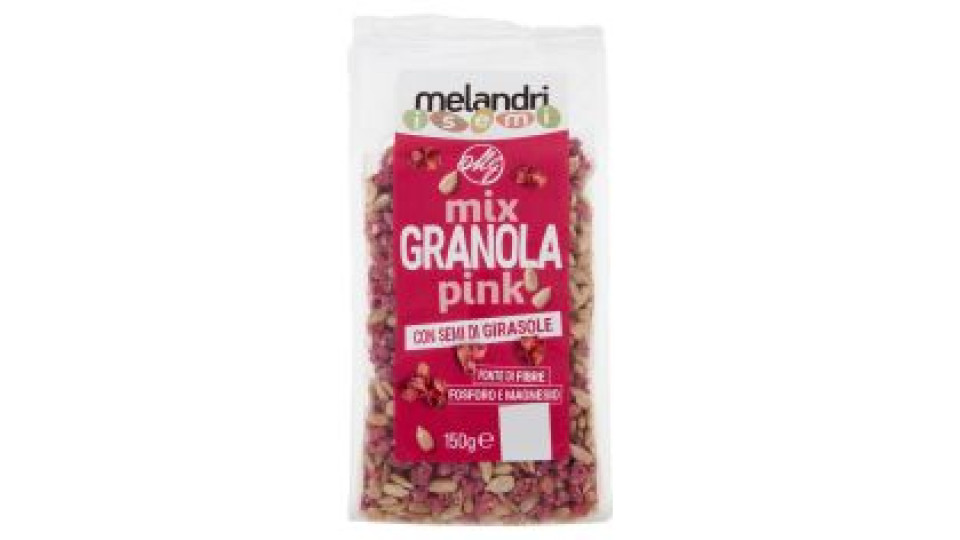 Melandri I Semi Mix Granola Pink Con Semi Di Girasole 150 G