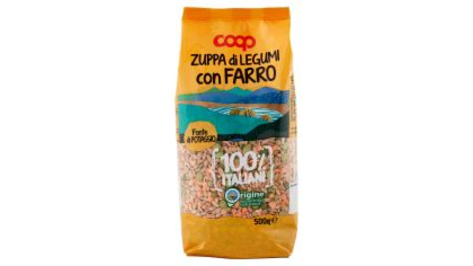 Zuppa Di Legumi Con Farro 100% Italiani 500 G