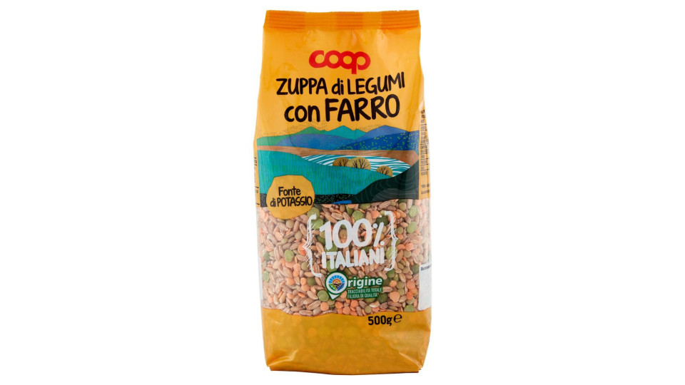 Zuppa Di Legumi Con Farro 100% Italiani 500 G
