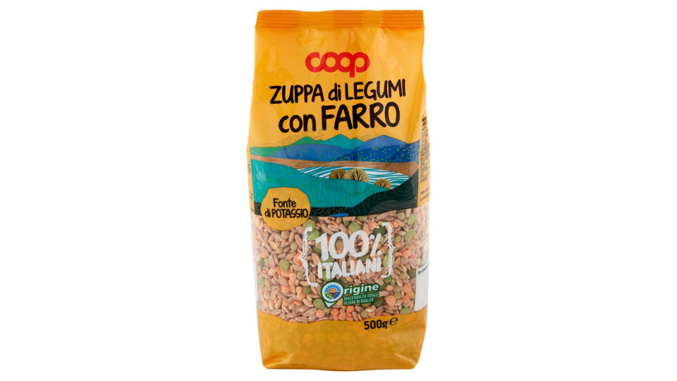 Zuppa Di Legumi Con Farro 100% Italiani 500 G