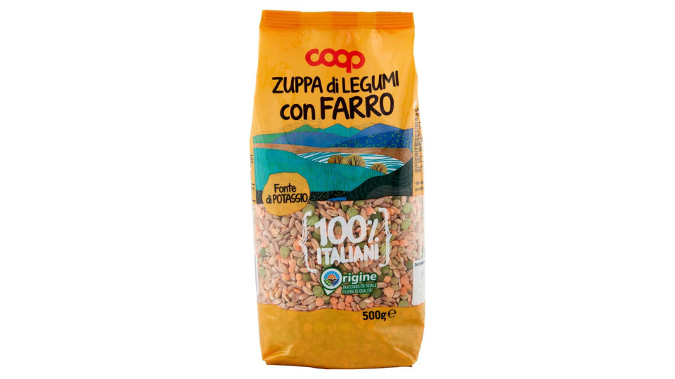 Zuppa Di Legumi Con Farro 100% Italiani 500 G