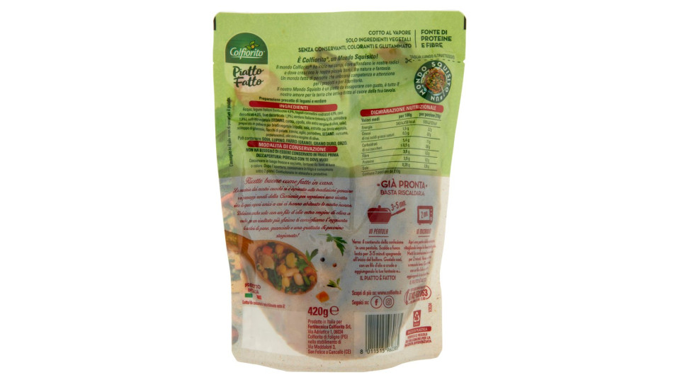 Colfiorito Piatto Fatto Minestra Alla Ciociara 420 G