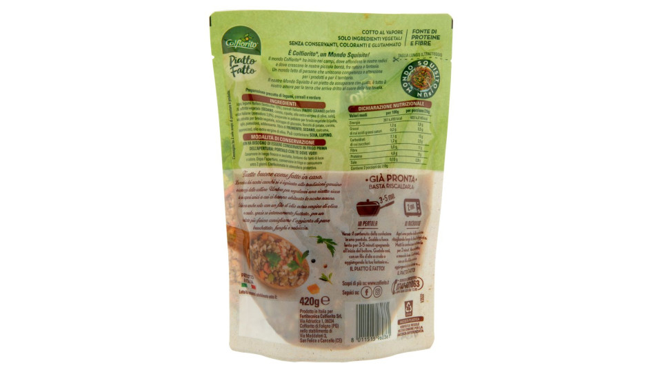 Colfiorito Piatto Fatto Lenticchie Alla Umbra 420 G