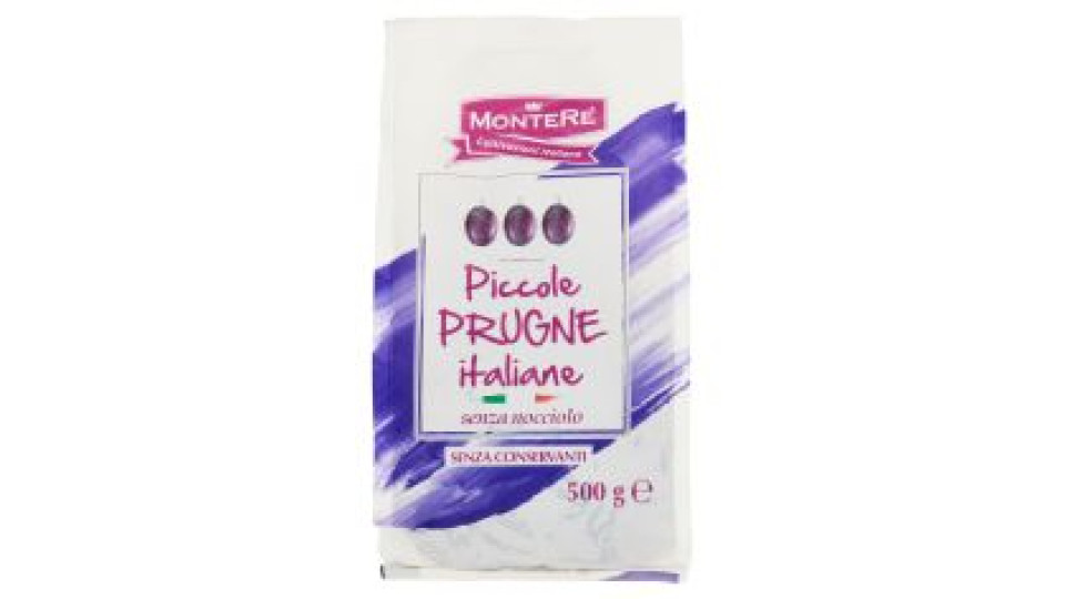 Monteré Piccole Prugne Italiane Senza Nocciolo 500 G