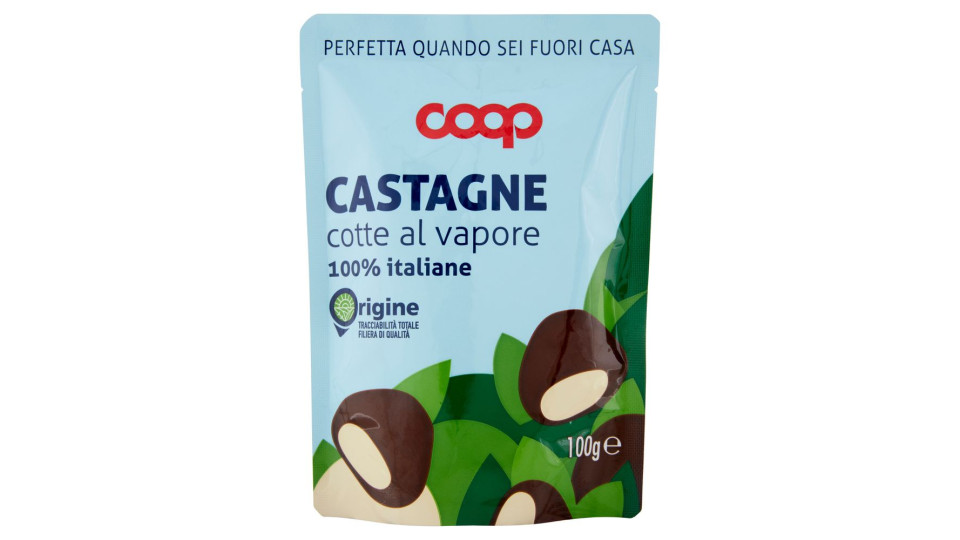 Castagne Cotte Al Vapore 100% Italiane 100 G