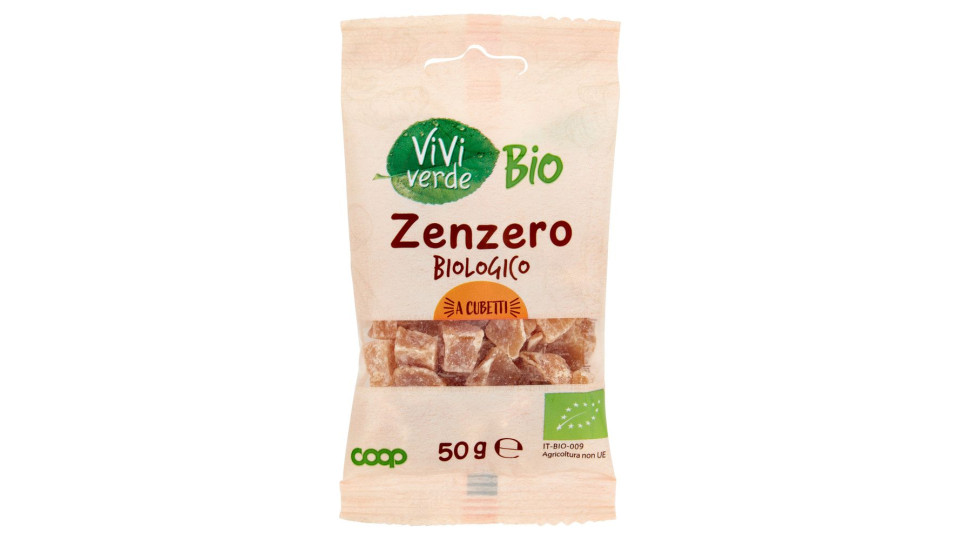 Zenzero Biologico A Cubetti 50 G