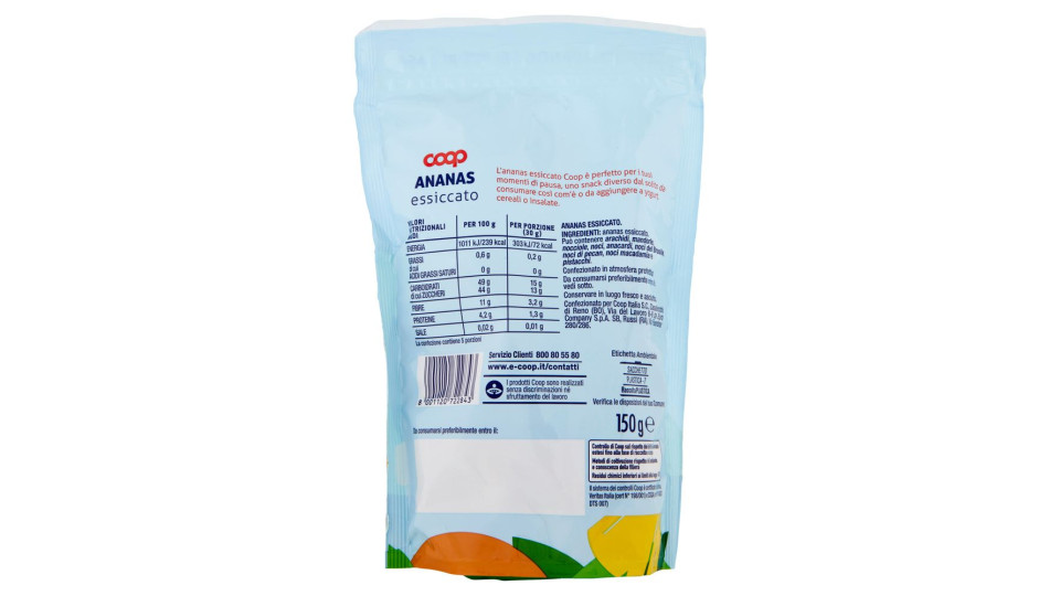 Ananas Essiccato 150 G