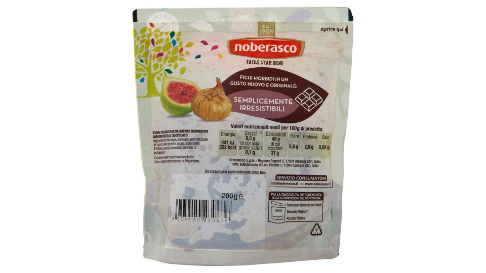 Noberasco Viva Il Fico Aromatizzato Al Cioccolato 200 G