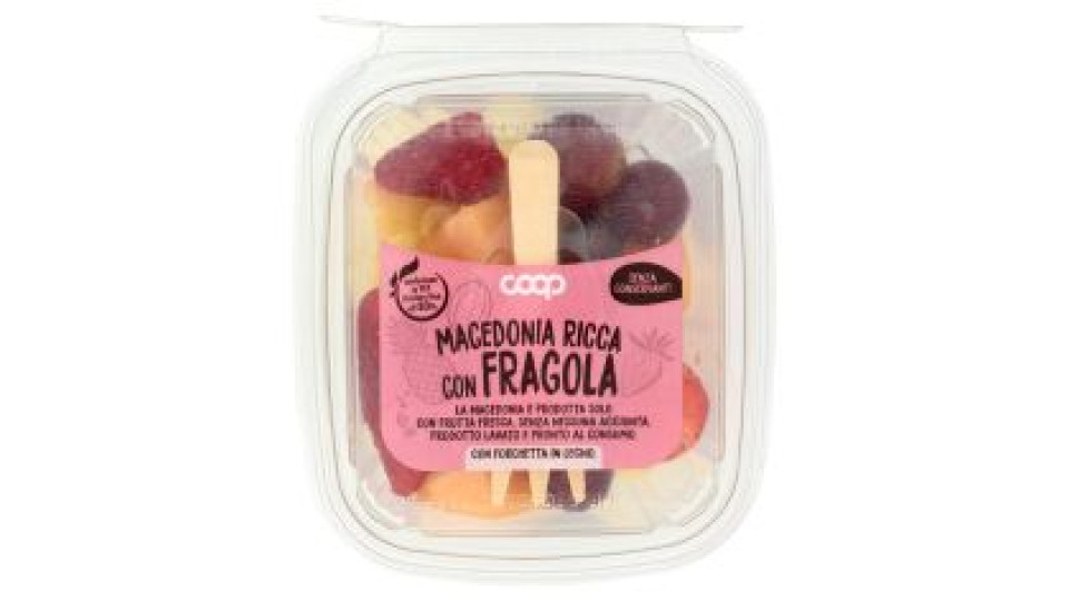 Macedonia Ricca Con Fragola 250 G