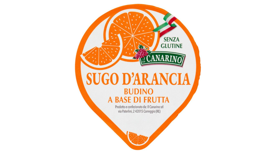 Il Canarino Sugo D'arancia Budino A Base Di Frutta 150 G
