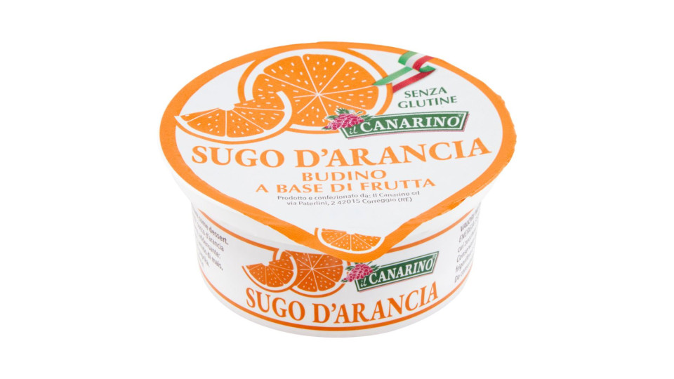 Il Canarino Sugo D'arancia Budino A Base Di Frutta 150 G