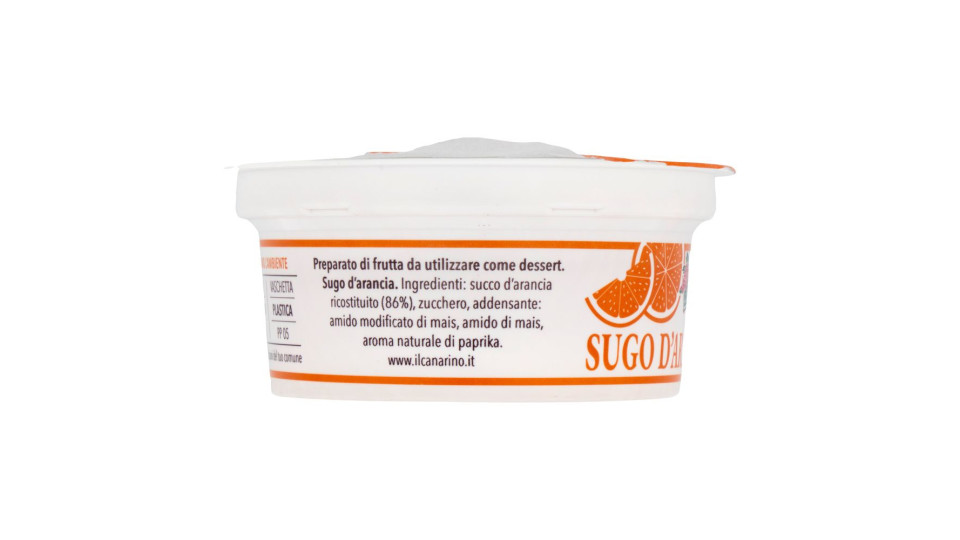 Il Canarino Sugo D'arancia Budino A Base Di Frutta 150 G
