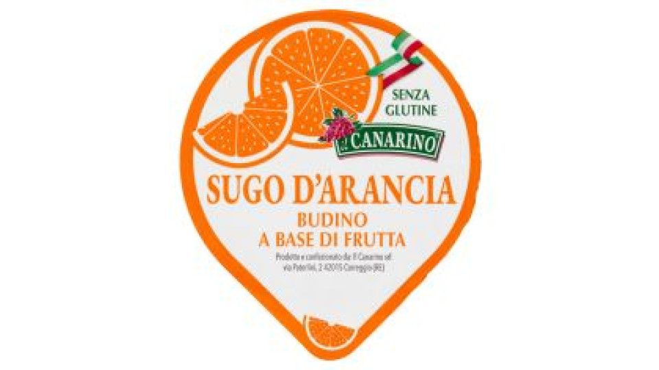 Il Canarino Sugo D'arancia Budino A Base Di Frutta 150 G