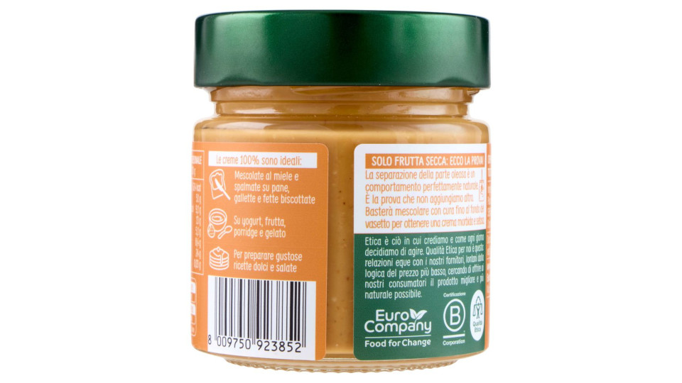 Euro Company 100% Crema Di Arachidi Bio 175 G