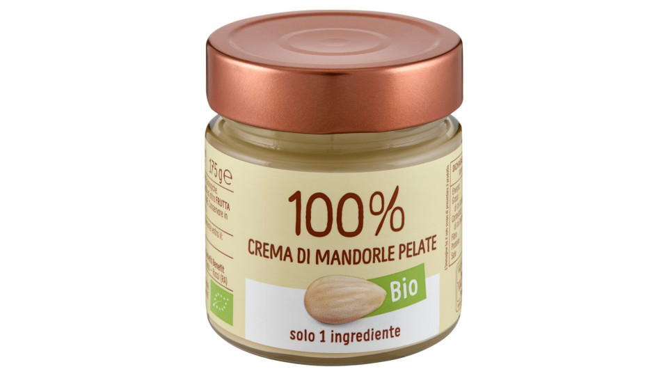Euro Company 100% Crema Di Mandorle Pelate Bio 175 G