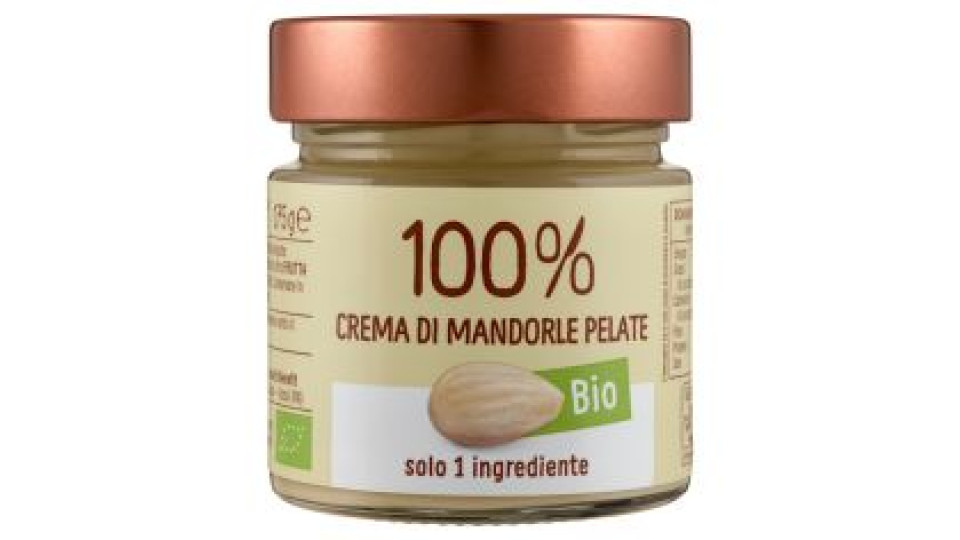Euro Company 100% Crema Di Mandorle Pelate Bio 175 G