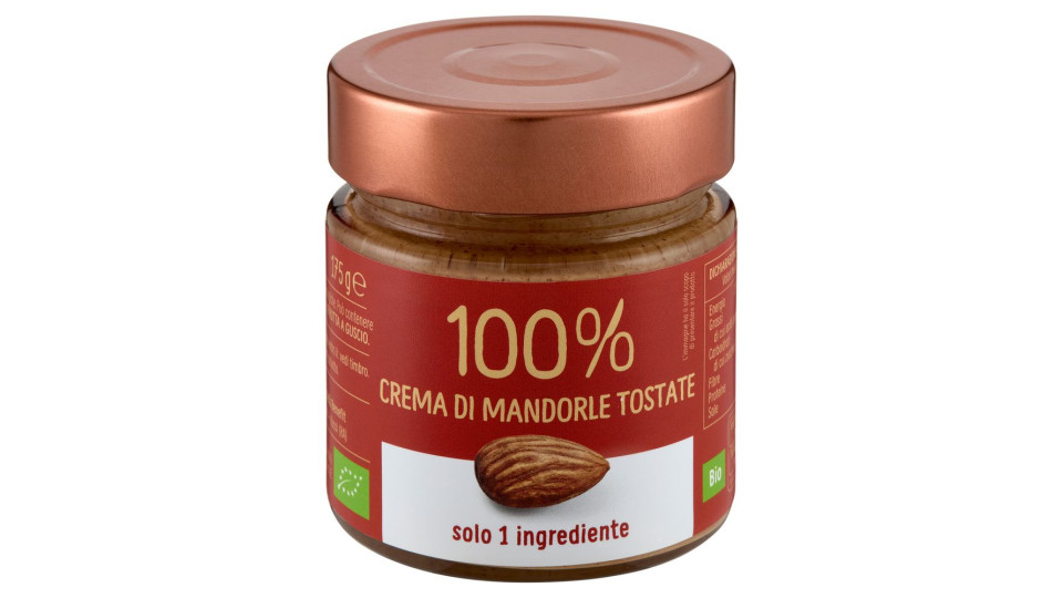 Euro Company 100% Crema Di Mandorle Tostate Bio 175 G