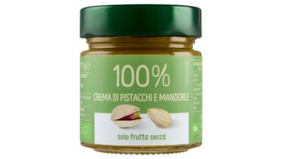 Euro Company 100% Crema Di Pistacchi E Mandorle Bio 175 G
