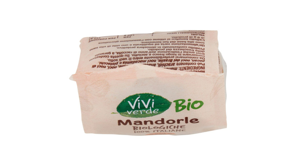Mandorle Biologiche 100% Italiane Senza Guscio 125 G