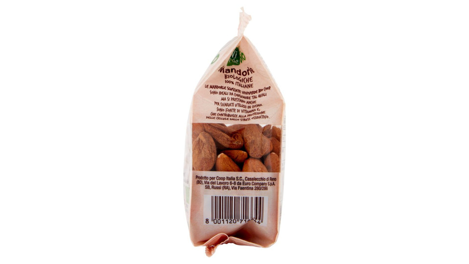 Mandorle Biologiche 100% Italiane Senza Guscio 125 G