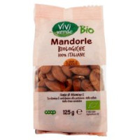 Mandorle Biologiche 100% Italiane Senza Guscio 125 G