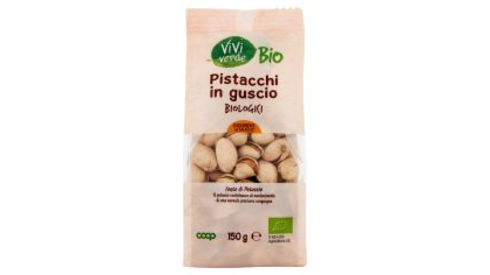 Pistacchi In Guscio Biologici Leggermente Salati 150 G