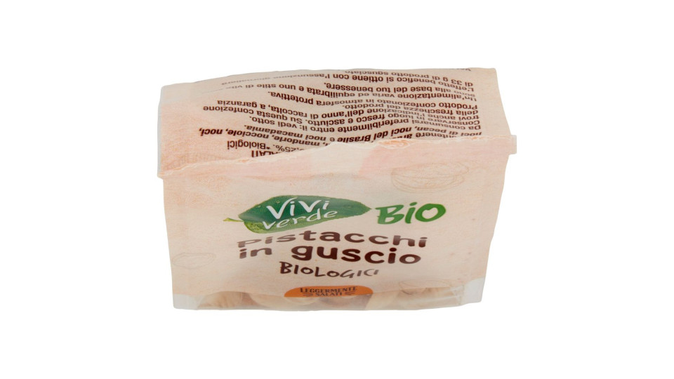 Pistacchi In Guscio Biologici Leggermente Salati 150 G