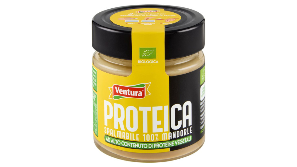 Ventura Proteica Spalmabile 100% Mandorle Biologica 175 G