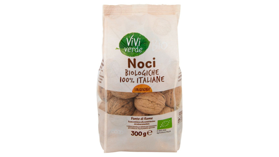 Noci Biologiche 100% Italiane In Guscio 300 G