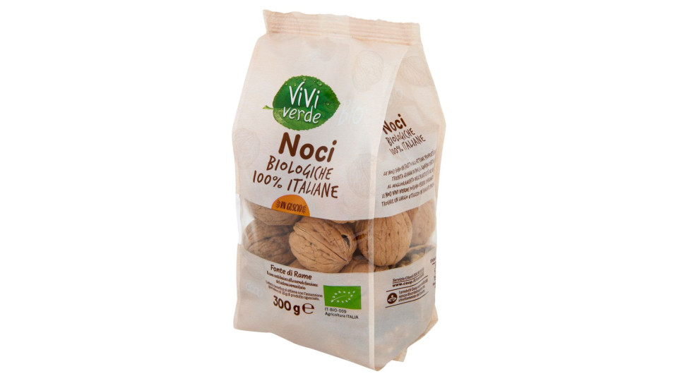 Noci Biologiche 100% Italiane In Guscio 300 G