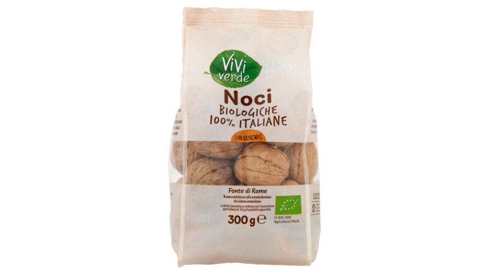 Noci Biologiche 100% Italiane In Guscio 300 G