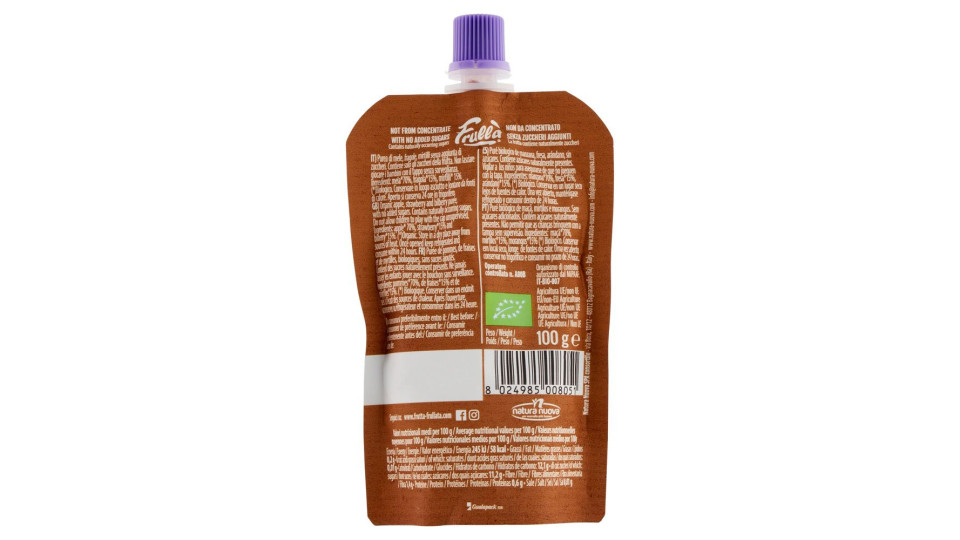 Frullà Bio Mela Frutti Rossi 100 G