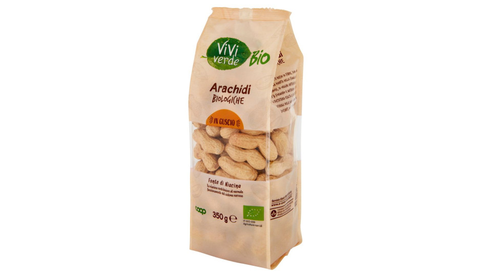 Arachidi Biologiche In Guscio 350 G