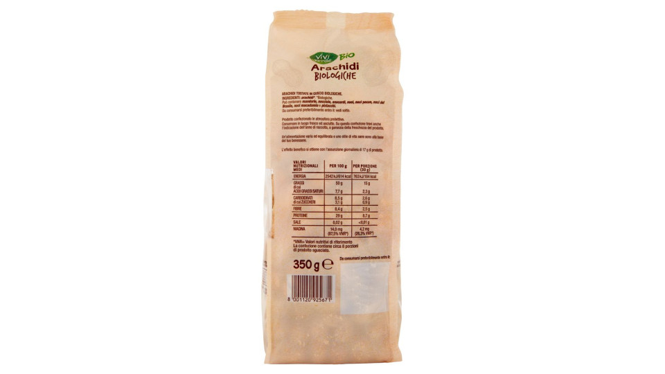 Arachidi Biologiche In Guscio 350 G