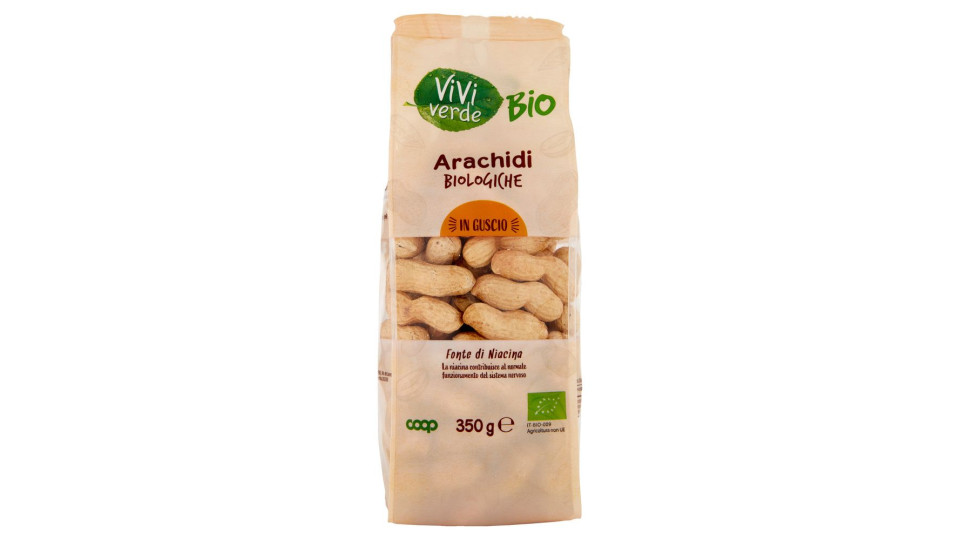 Arachidi Biologiche In Guscio 350 G