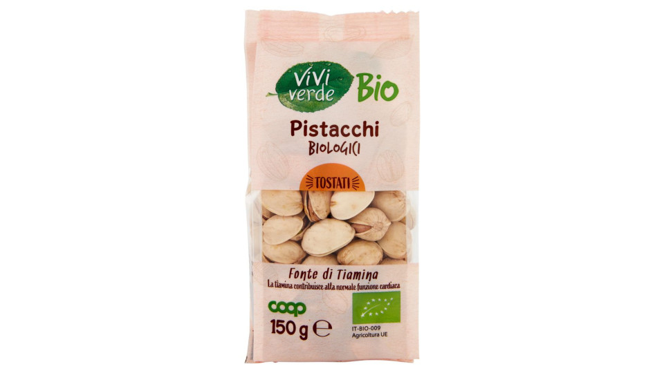 Pistacchi Biologici Tostati 150 G
