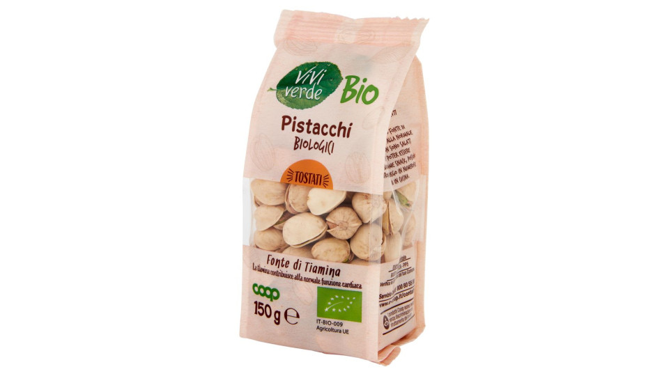 Pistacchi Biologici Tostati 150 G