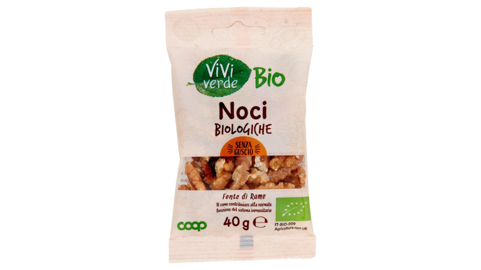 Noci Biologiche Senza Guscio 40 G