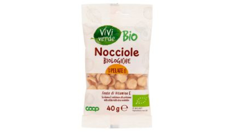 Nocciole Biologiche Pelate 40 G