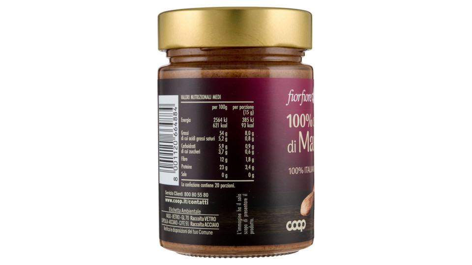 Crema 100% Di Mandorle 300 G