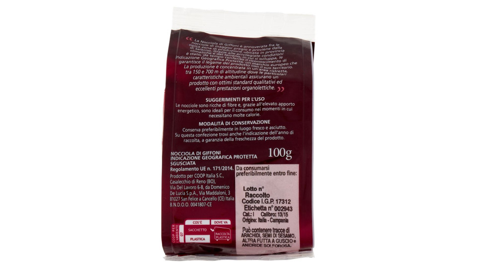 Nocciola Di Giffoni Igp Sgusciata 100 G
