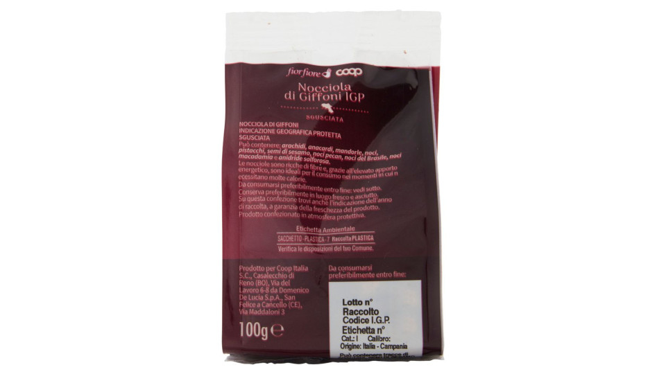 Nocciola Di Giffoni Igp Sgusciata 100 G